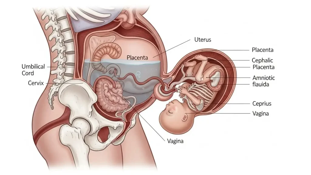 baby inside the womb