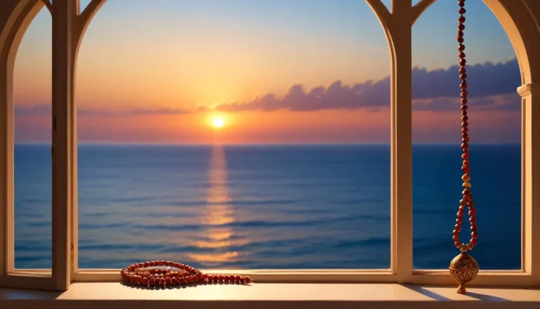 A peaceful sunset view from a window representing hope and gratitude